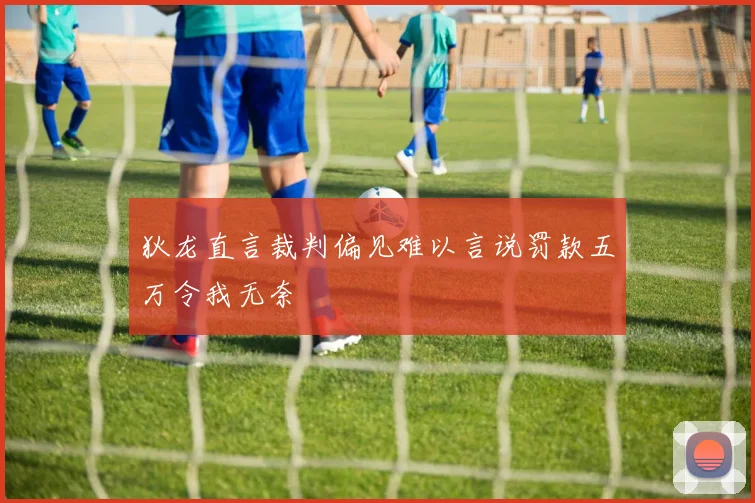 狄龙直言裁判偏见难以言说罚款五万令我无奈